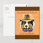 Carte Postale Berger Australien (Devant / Derrière)