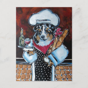 CARTE POSTALE BERGER AUSTRALIEN CUISINIER