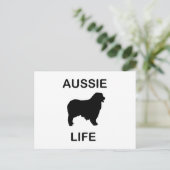 Carte Postale berger australien vie aussie (Debout devant)