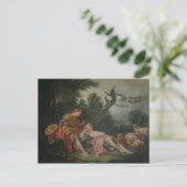 Carte Postale Berger endormi (Debout devant)