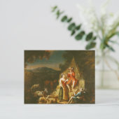 Carte Postale Berger Jouer une Flûte (Debout devant)