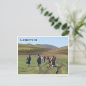 Carte Postale berger lesotho (Debout devant)