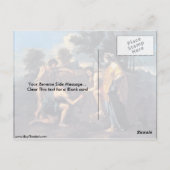 Carte Postale Bergers En Arcadia Par Nicolas Poussin (Dos)