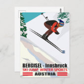 Carte Postale Bergisel - Innsbruck, Ski Jump en Autriche (Devant / Derrière)