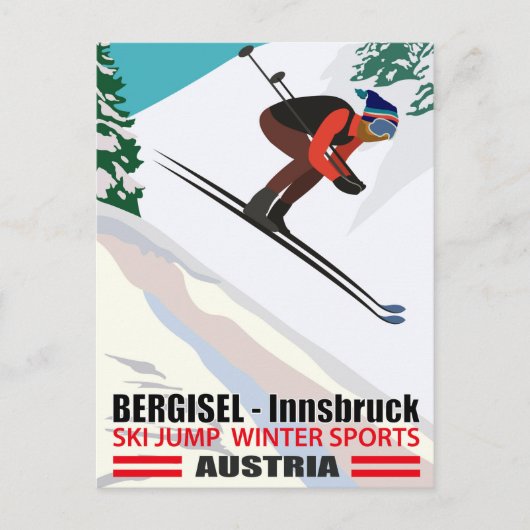 Carte Postale Bergisel - Innsbruck, Ski Jump en Autriche (Devant)