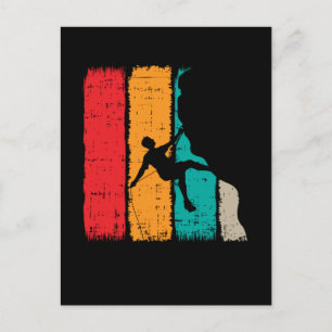 Carte Postale Bergsteiger Retro Vintage Klettern Bouldern