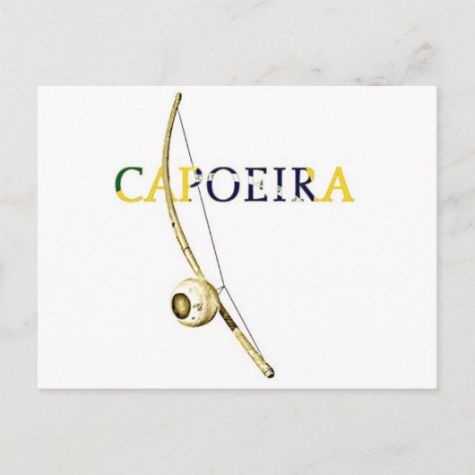 Carte Postale Berimbau Capoeira (Devant)