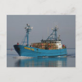 Carte Postale Bering Sea, Crab Boat en havre hollandais, AK (Devant)