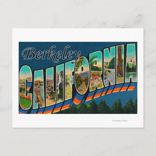 Carte Postale Berkeley, Californie - Scènes de grandes lettres (Devant)