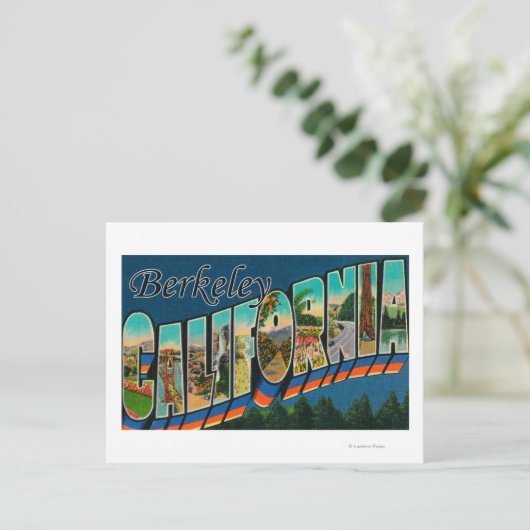 Carte Postale Berkeley, Californie - Scènes de grandes lettres (Debout devant)