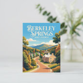 Carte Postale Berkeley Springs États-Unis (Debout devant)