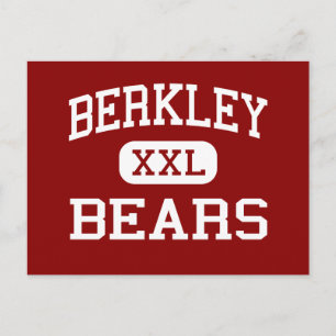 Carte Postale Berkley - Bears - High School - Berkley Michigan
