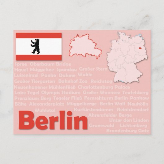 Carte postale "Berlin" (Devant)