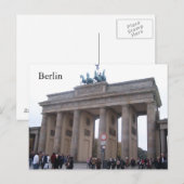 Carte Postale Berlin (Devant / Derrière)