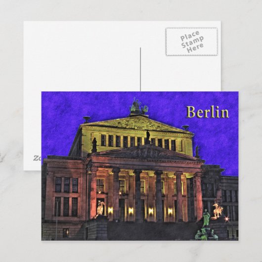 Carte Postale Berlin (Devant / Derrière)