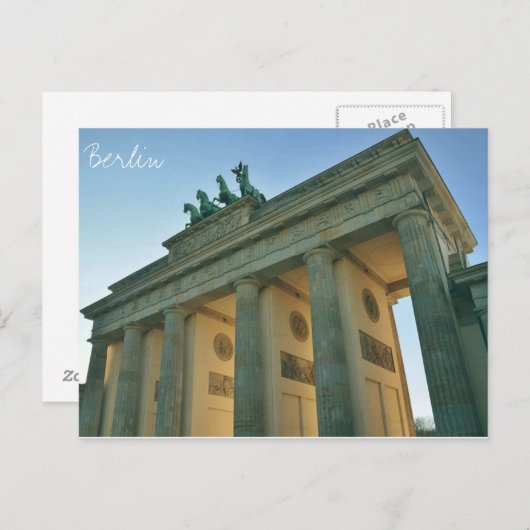 Carte Postale Berlin (Devant / Derrière)