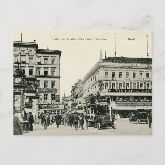 Carte Postale Berlin 1900 Unter Den Linden (Devant)