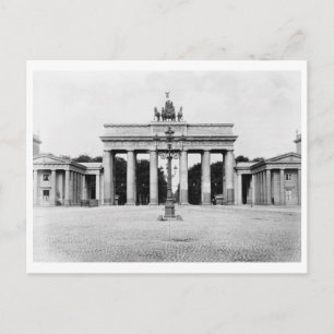 Carte Postale Berlin, Allemagne Porte de Brandebourg Vintage