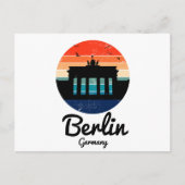 Carte Postale Berlin Allemagne Vintage Sunset (Devant)