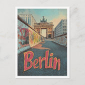Carte Postale Berlin Allemagne Vintage voyage d'art (Devant)