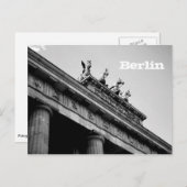 Carte Postale Berlin - Brandenburger Tor (Devant / Derrière)