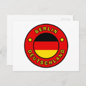 Carte Postale Berlin Deutschland (Devant / Derrière)
