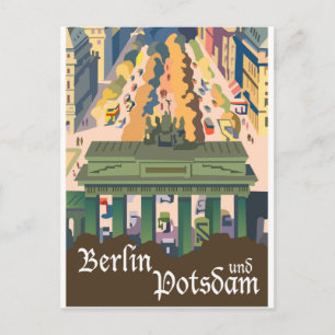 Carte Postale Berlin et Potsdam