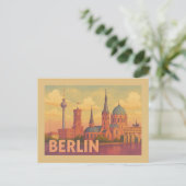 Carte Postale Berlin Germany Iconic Scene (Debout devant)