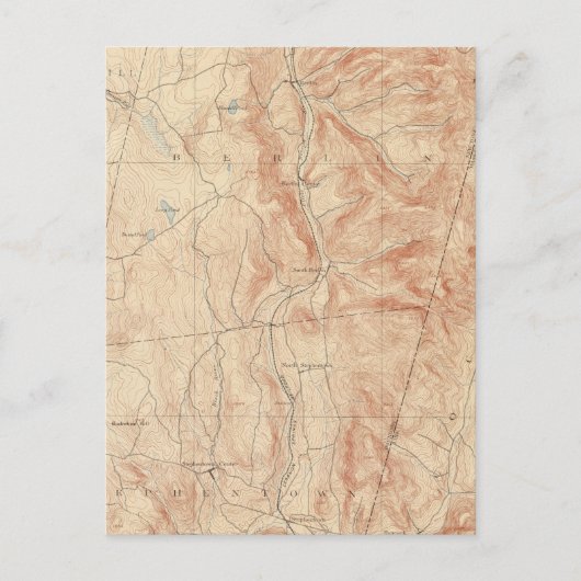 Carte Postale Berlin, Massachusetts (Devant)