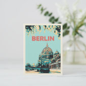 Carte Postale Berlin Musées île illustration Allemagne Postcar (Debout devant)