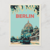 Carte Postale Berlin Musées île illustration Allemagne Postcar (Devant)