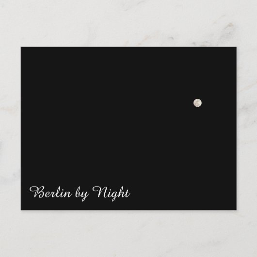 Carte Postale Berlin par nuit (Devant)