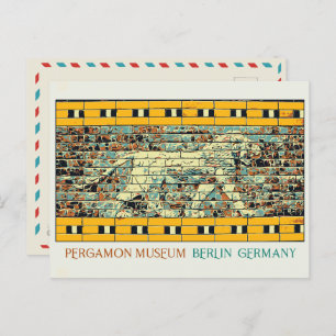 Carte Postale Berlin Pergamon Musée illustration Allemagne Postc