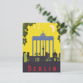 Carte Postale Berlin, Porte de brandenburg, Allemagne (Debout devant)