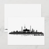 Carte Postale Berlin Skyline (Devant / Derrière)