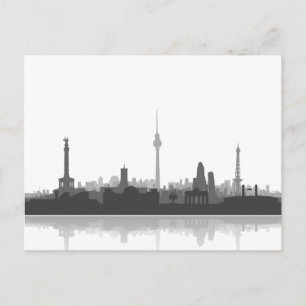 Carte Postale Berlin Skyline - Postkarte / Grußkarte