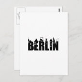 Carte Postale Berlin Skyline Skyscrapers City (Devant / Derrière)