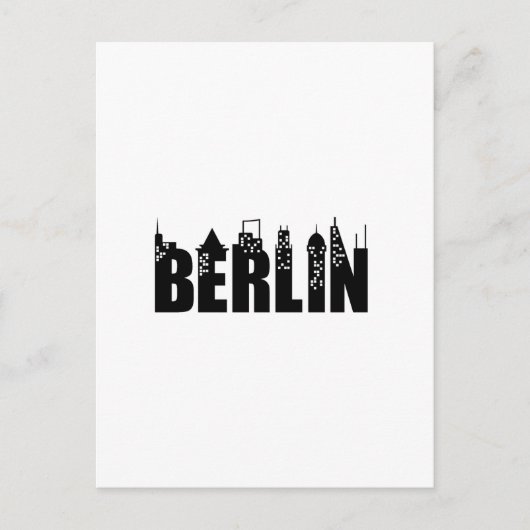 Carte Postale Berlin Skyline Skyscrapers City (Devant)