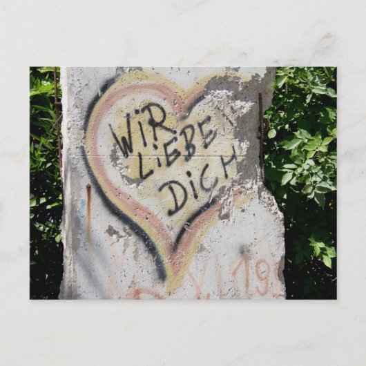 Carte Postale Berlin Wall - Nous vous aimons (Devant)