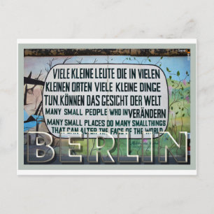 Carte Postale Berlin Wall Street Art Collection - 1 sur 7