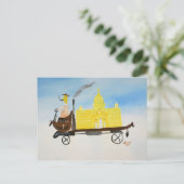 Carte Postale Berliner Bauwagen (Debout devant)