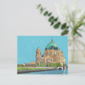 Carte Postale Berliner Dom Allemagne Illustration fantasque (Debout devant)