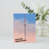 Carte Postale Berliner Fernsehturm, tour de télévision de Berlin (Debout devant)