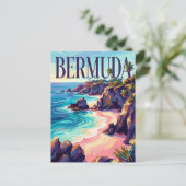 Carte Postale Bermuda rivage sud Bermudes (Debout devant)