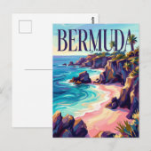 Carte Postale Bermuda rivage sud Bermudes (Devant / Derrière)