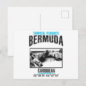 Carte Postale Bermudes (Devant / Derrière)
