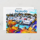 Carte Postale Bermudes (Devant / Derrière)