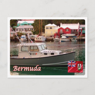 Carte Postale Bermudes - Flatts Village -