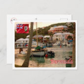 Carte Postale Bermudes - Flatts Village - (Devant / Derrière)