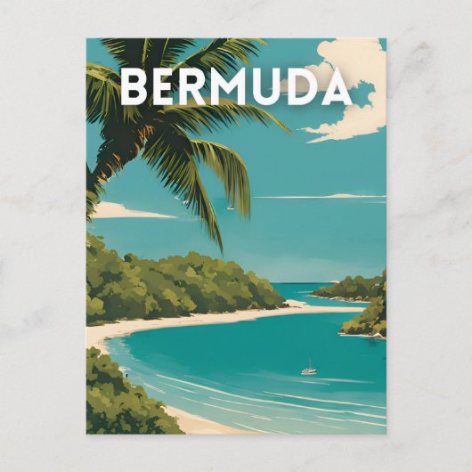 Carte Postale Bermudes Travel (Devant)
